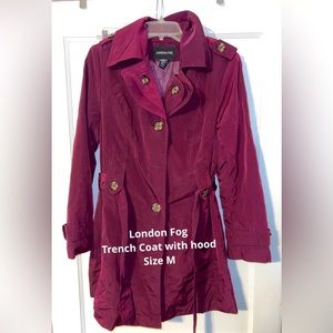 London Fog Trench Coat, Size M, EUC! Beautiful Color!
